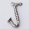 Pendant, Zinc Alloy Jewelry Findings, 9x21mm, Sold by Bag  