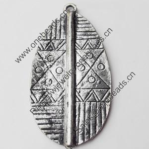 Pendant, Zinc Alloy Jewelry Findings, 24x25mm, Sold by Bag
