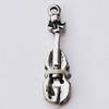 Pendant, Zinc Alloy Jewelry Findings, 5x21mm, Sold by Bag  