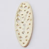 Connectors, Zinc Alloy Jewelry Findings, Flat Oval 14x37mm, Sold by Bag  