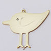 Pendant, Zinc Alloy Jewelry Findings, Bird 40x33mm, Sold by Bag  