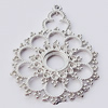 Pendant, Zinc Alloy Jewelry Findings, 38x53mm, Sold by Bag  