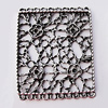 Connectors, Zinc Alloy Jewelry Findings, Rectangle 46x48mm, Sold by Bag  