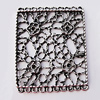Connectors, Zinc Alloy Jewelry Findings, Rectangle 46x48mm, Sold by Bag  