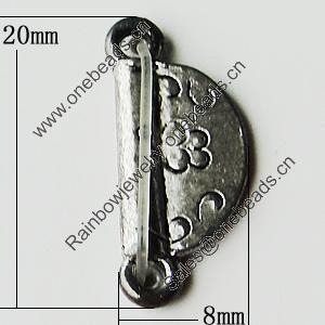 Connectors, Zinc Alloy Jewelry Findings, 8x20mm, Sold by Bag