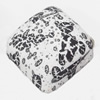 Spray-Painted Acrylic Beads, Diamond, 16x18mm, Hole:Approx 1.5mm, Sold by Bag