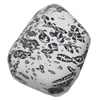 Spray-Painted Acrylic Beads, 25x29mm, Hole:Approx 1.5mm, Sold by Bag