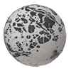 Spray-Painted Acrylic Beads, Round, 25mm, Hole:Approx 1.5mm, Sold by Bag