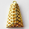 Copper Pendant Jewelry Findings Lead-free, 16x26mm, Sold by Bag