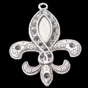 Pendant, Zinc Alloy Jewelry Findings, 37x50mm, Sold by Bag