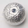 Beads, Zinc Alloy Jewelry Findings, Rondelle 12mm Hole:2mm, Sold by Bag