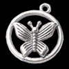 Pendant, Zinc Alloy Jewelry Findings, 20x23mm, Sold by Bag