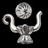Clasps Zinc Alloy Jewelry Findings Lead-free, Loop:18x15mm Bar:7mm, Sold by Bag
