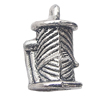 Pendant, Zinc Alloy Jewelry Findings, 8x13mm, Sold by Bag