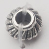 Beads, Zinc Alloy Jewelry Findings, 6x6mm Hole:2.5mm, Sold by Bag