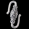 Clasps Zinc Alloy Jewelry Findings Lead-free, 12x22mm, Sold by KG