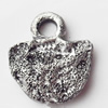 Pendant, Zinc Alloy Jewelry Findings, 11x12mm, Sold by Bag