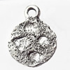 Pendant, Zinc Alloy Jewelry Findings, 13x17mm, Sold by Bag