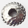 Beads, Zinc Alloy Jewelry Findings, 13mm, Hole:4mm, Sold by Bag