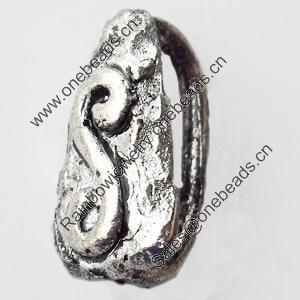 Connector, Zinc Alloy Jewelry Findings, 9x18mm, Sold by Bag