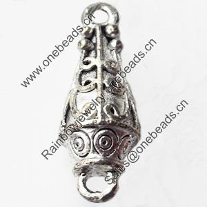 Connector, Zinc Alloy Jewelry Findings, 8x23mm, Sold by Bag