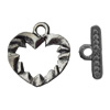 Clasps Zinc Alloy Jewelry Findings Lead-free, Loop:16x16mm Bar:15x6.5mm, Sold by Bag