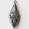 Copper Pendant Jewelry Findings Lead-free, 11x27mm, Sold by Bag