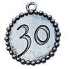 Pendant, Zinc Alloy Jewelry Findings, 21x24mm, Sold by Bag