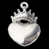 Pendant, Zinc Alloy Jewelry Findings, 18x28mm, Sold by Bag