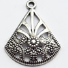 Pendant, Zinc Alloy Jewelry Findings, 20x26mm, Sold by Bag