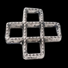 Connectors, Zinc Alloy Jewelry Findings, Cross 26mm, Sold by Bag