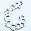 Pendant, Zinc Alloy Jewelry Findings, 22x30mm, Sold by Bag