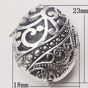 Beads, Zinc Alloy Jewelry Findings, 18x23mm Hole:1.5mm, Sold by Bag