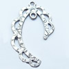 Pendant, Zinc Alloy Jewelry Findings, 21x34mm, Sold by Bag