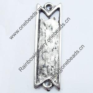 Connector, Zinc Alloy Jewelry Findings, 9x30mm, Sold by Bag