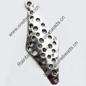 Pendant, Zinc Alloy Jewelry Findings, 15x41mm, Sold by Bag