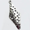 Pendant, Zinc Alloy Jewelry Findings, 15x41mm, Sold by Bag