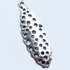 Pendant, Zinc Alloy Jewelry Findings, 14x41mm, Sold by Bag