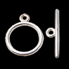 Clasps Zinc Alloy Jewelry Findings Lead-free, Loop:14x18mm Bar:21x5mm, Sold by KG