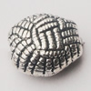 Beads, Zinc Alloy Jewelry Findings, 10x19mm, Sold by Bag