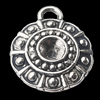 Pendant, Zinc Alloy Jewelry Findings, 22x27mm, Sold by Bag