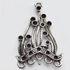 Connector, Zinc Alloy Jewelry Findings, 21x33mm, Sold by Bag