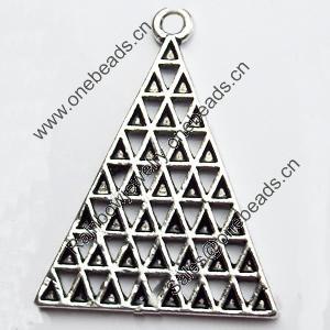 Pendant, Zinc Alloy Jewelry Findings, 22x29mm, Sold by Bag