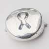 Beads, Zinc Alloy Jewelry Findings, 10mm, Sold by Bag