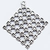 Pendant, Zinc Alloy Jewelry Findings, 34x38mm, Sold by Bag