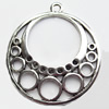 Pendant, Zinc Alloy Jewelry Findings, 29x32mm, Sold by Bag