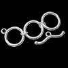 Clasps Zinc Alloy Jewelry Findings Lead-free, Loop:45x14mm Bar:23mm, Sold by KG
