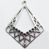 Pendant, Zinc Alloy Jewelry Findings, 32x41mm, Sold by Bag