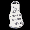 Pendant, Zinc Alloy Jewelry Findings, 14x33mm, Sold by Bag