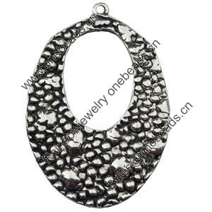 Pendant, Zinc Alloy Jewelry Findings, 31x48mm, Sold by Bag